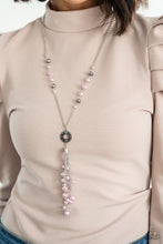 Load image into Gallery viewer, Tasseled Treasure - Pink necklace 2145