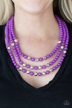 Load image into Gallery viewer, STAYCATION All I Ever Wanted - Purple necklace 2226