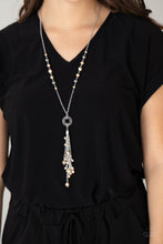 Load image into Gallery viewer, Tasseled Treasure - Brown necklace 2081