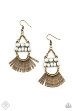 Load image into Gallery viewer, A FLARE For Fierceness - Brass earring 2102