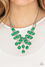Load image into Gallery viewer, Serene Gleam - Green necklace 2229