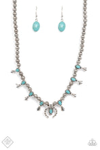 Load image into Gallery viewer, Luck Of The West - Blue necklace E060