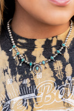 Load image into Gallery viewer, Luck Of The West - Blue necklace E060