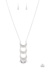 Load image into Gallery viewer, Half-Moon Child - Silver necklace 905