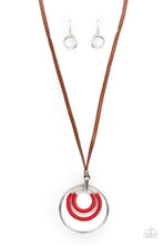 Load image into Gallery viewer, Hypnotic Happenings - Red necklace 512