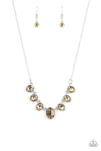 Load image into Gallery viewer, Material Girl Glamour - Brown necklace 2098
