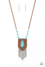 Load image into Gallery viewer, Enchantingly Tribal - Blue necklace B052
