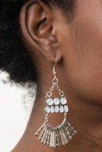 Load image into Gallery viewer, A FLARE For Fierceness - White earring 2123