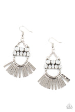 Load image into Gallery viewer, A FLARE For Fierceness - White earring 2123