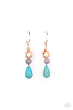 Load image into Gallery viewer, Boulevard Stroll - Copper hoop earring F018