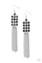 Load image into Gallery viewer, Tasteful Tassel - Black earring 629