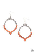 Load image into Gallery viewer, Thai Treasures - Orange earring (565)