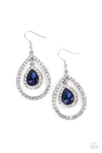 Load image into Gallery viewer, Blushing Bride - Blue earring D033