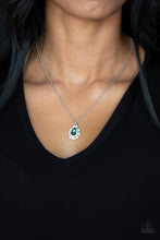Load image into Gallery viewer, Vintage Validation - Green necklace B082