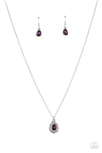 Load image into Gallery viewer, Vintage Validation - Purple necklace E067