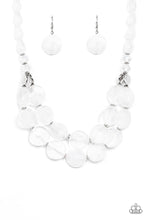 Load image into Gallery viewer, Beach Day Demure - White necklace A051