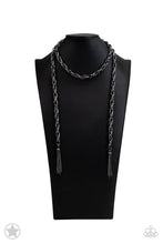 Load image into Gallery viewer, SCARFed for Attention - Black (Gunmetal) NECKLACE B019