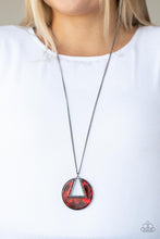 Load image into Gallery viewer, Chromatic Couture - Red necklace A051