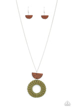 Load image into Gallery viewer, Homespun Stylist - Green necklace 714