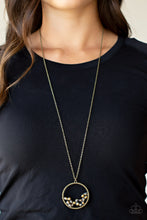 Load image into Gallery viewer, Galactic Glow - Brass necklace 1694