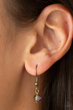 Load image into Gallery viewer, Galactic Glow - Brass necklace 1694