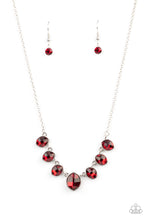 Load image into Gallery viewer, Material Girl Glamour - Red necklace 740