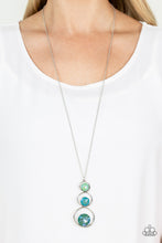 Load image into Gallery viewer, Celestial Courtier - Green necklace E058