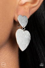 Load image into Gallery viewer, Cowgirl Crush - Silver clip-on earring D070
