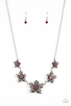 Load image into Gallery viewer, Wallflower Wonderland - Pink necklace B017