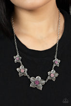 Load image into Gallery viewer, Wallflower Wonderland - Pink necklace B017