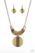Load image into Gallery viewer, Metallic Enchantress - Brass necklace C022L