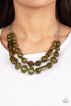 Load image into Gallery viewer, Pina Colada Paradise - Green necklace E067