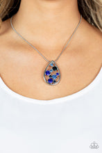 Load image into Gallery viewer, Seasonal Sophistication - Blue necklace C023B