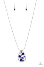 Load image into Gallery viewer, Seasonal Sophistication - Blue necklace C023B