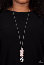 Load image into Gallery viewer, Drip Drop Dazzle - Pink necklace B096
