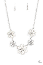Load image into Gallery viewer, Fiercely Flowering - White necklace D042