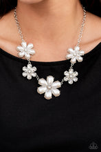 Load image into Gallery viewer, Fiercely Flowering - White necklace D042