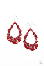 Load image into Gallery viewer, Tenacious Treasure - Red earring B117