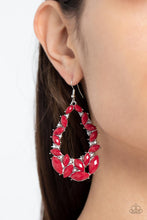 Load image into Gallery viewer, Tenacious Treasure - Red earring B117