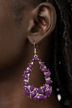 Load image into Gallery viewer, Tenacious Treasure - Purple earring B117