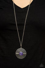Load image into Gallery viewer, Targeted Tranquility - Purple necklace C022G
