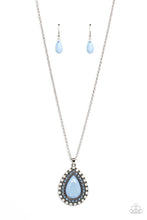 Load image into Gallery viewer, DROPLET Like Its Hot - Blue necklace 861