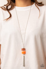 Load image into Gallery viewer, Reel It In - Orange necklace 1763