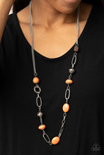 Load image into Gallery viewer, Barefoot Bohemian - Orange necklace B128