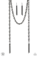 Load image into Gallery viewer, SCARFed for Attention - Black (Gunmetal) NECKLACE B019