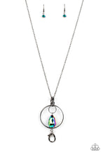 Load image into Gallery viewer, Swinging Shimmer - Multi lanyard D062