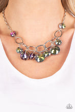 Load image into Gallery viewer, Rhinestone River - Multi necklace D032
