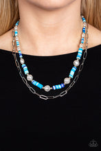 Load image into Gallery viewer, Tidal Trendsetter - Blue necklace B118