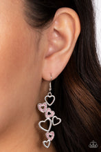 Load image into Gallery viewer, Sweetheart Serenade - Pink earring B116