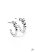 Load image into Gallery viewer, Starfish Showpiece - White hoop earring D060
